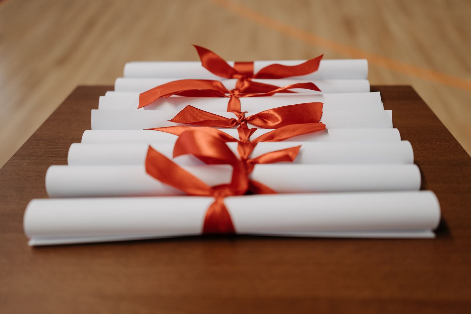 Rolled diplomas